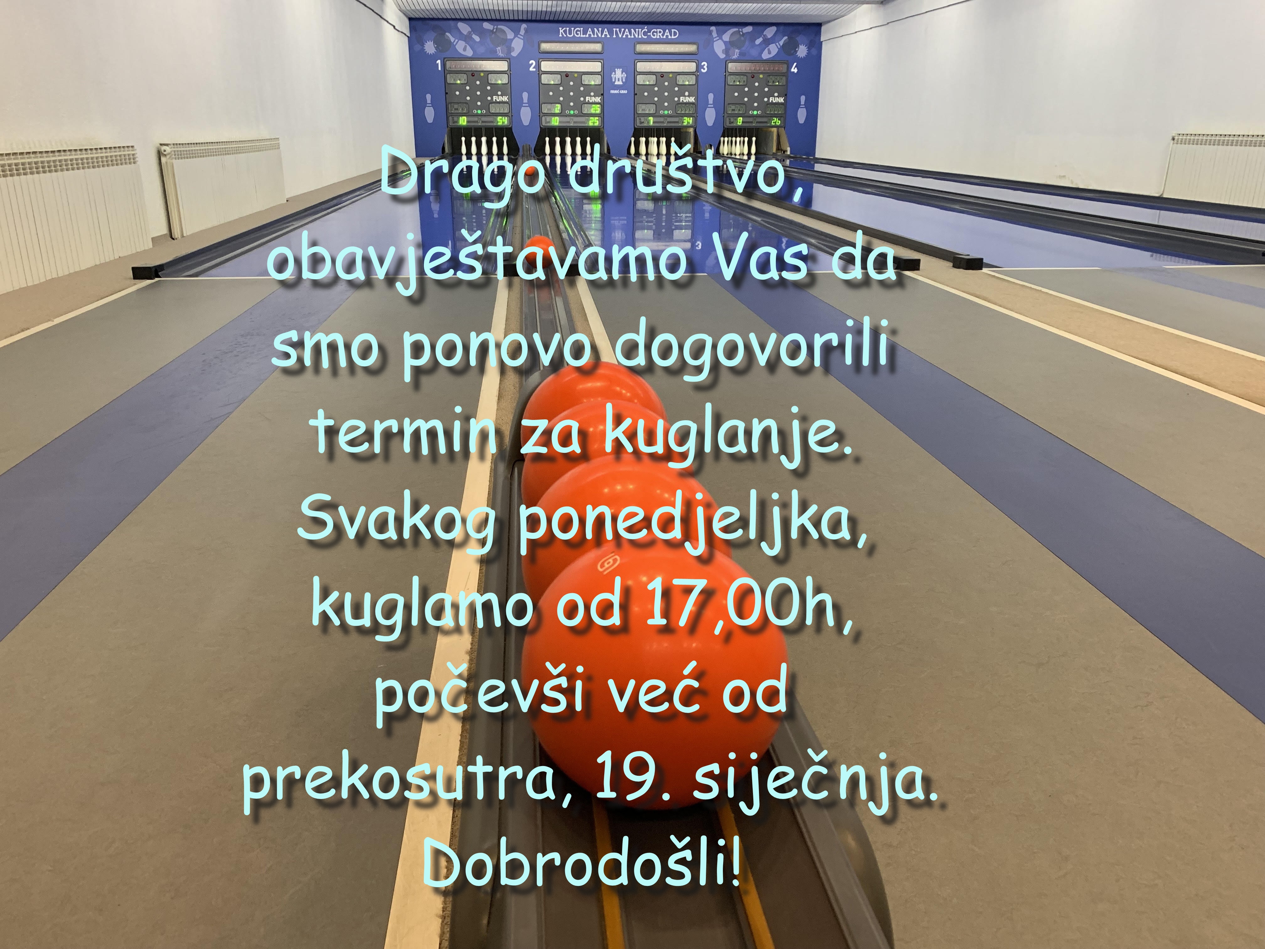 Kuglanje nova sezona